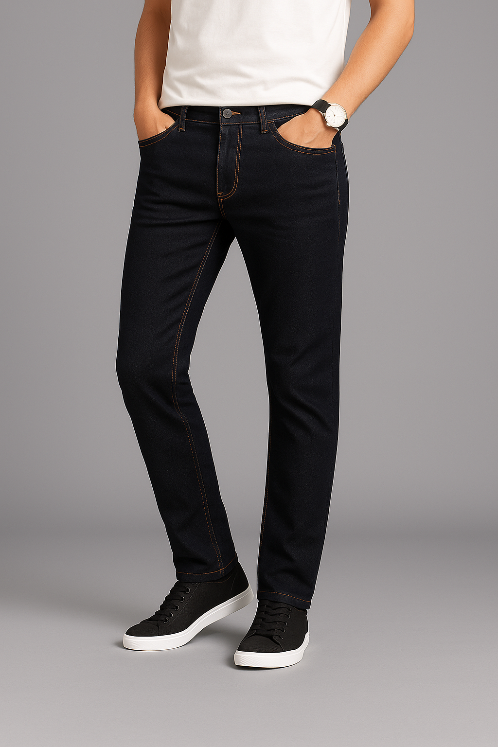 Men’s Slim Fit Black Denim Jeans